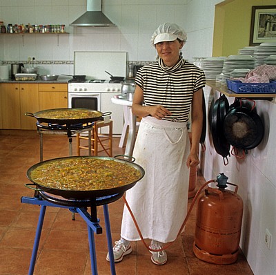 Jakobsweg (Camino Francés): Albergue San Antonio de Padua - Küche - Villar de Mazarife