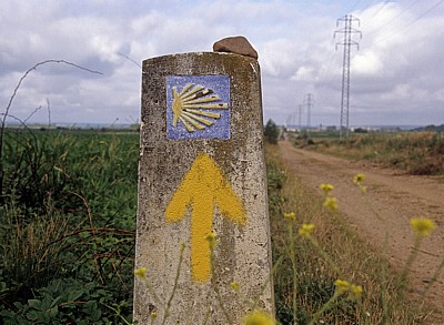 Jakobsweg (Camino Francés): Camino-Wegstein - Castilla y León