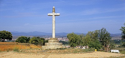 Jakobsweg (Camino Francés): Wegkreuz von Santo Toribio - Castilla y León