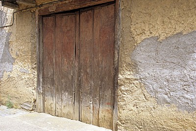 Jakobsweg (Camino Francés): Holztür - San Justo de la Vega