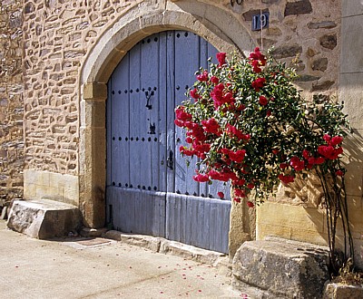 Jakobsweg (Camino Francés): Holztür - Santa Catalina de Somoza