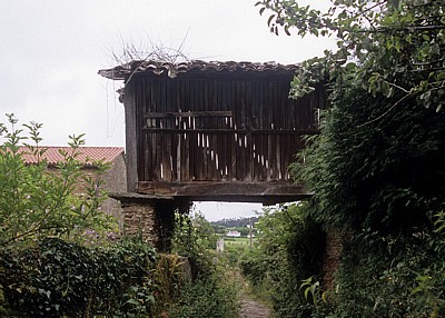 Jakobsweg (Camino Francés): Hórreo - Calle
