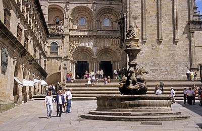 Catedral de Santiago de Compostela (Kathedrale): Puerta de Platerías - Santiago de Compostela