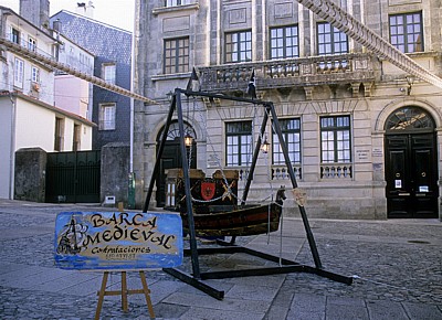Altstadt: Mittelalterlicher Markt - Schiffsschaukel - Santiago de Compostela