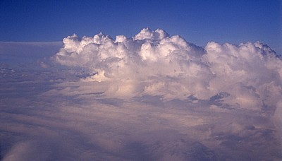 Flug Bilbao – Müchen: Wolken - Europa