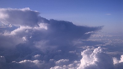 Flug Bilbao – Müchen: Wolken - Europa