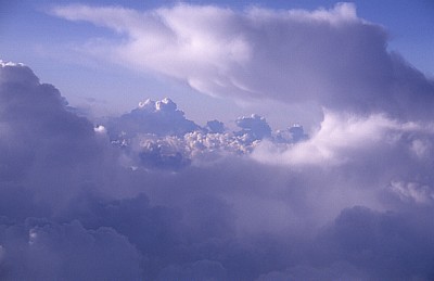 Flug Bilbao – Müchen: Wolken - Europa