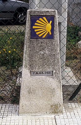 Jakobsweg (Caminho Português): Camino-Wegstein - Pontevedra