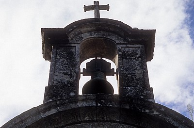 Jakobsweg (Caminho Português): Iglesia de Santiaguiño do Monte - Glockenturm - Padrón