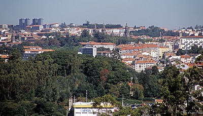 Jakobsweg (Caminho Português): Zwischen Milladoíro und Santiago - Erster Blick auf Santiago de Compostela - Galicia