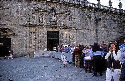 Jakobsweg (Caminho Português): Catedral de Santiago de Compostela - Ostseite - Santiago de Compostela