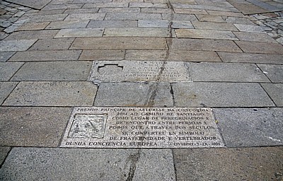 Plaza del Obradoiro: Steinplatten - Santiago de Compostela