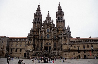 Catedral de Santiago de Compostela (Kathedrale): Westfassade - Santiago de Compostela
