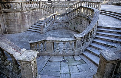 Iglesia de San Martiño Pinario - Treppen - Santiago de Compostela