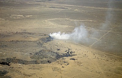 Flug über die Namib: Müllkippe - Swakopmund
