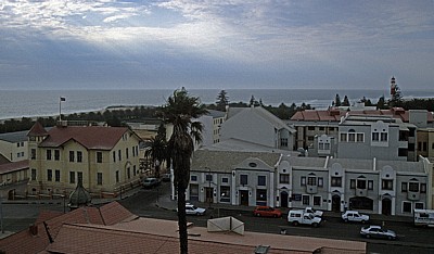 Blick vom Turm des Woermann-Hauses nach Norden - Swakopmund