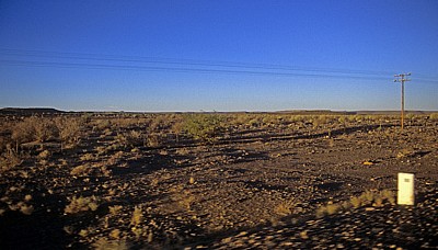 Fahrt von nach Kolmannskuppe (Kolmanskop) nach Nautedam - Karas