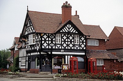 Greendale Road: Tudor Rose Tea Rooms (ehemalige Post) - Port Sunlight