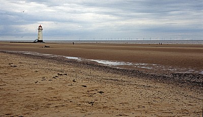 Talacre Beach: Talacre Lighthouse (Leuchtturm) - Talacre