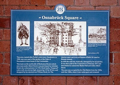 Osnabrück Square: Hinweistafel - Derby