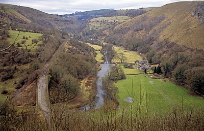 Blick in ein Tal - Peak District