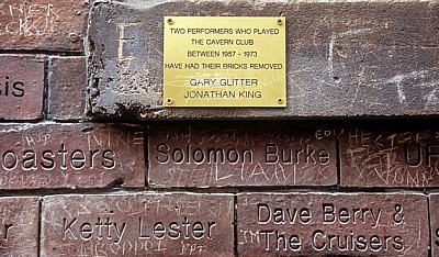 Mathew Street: The Cavern Wall of Fame - Detail - Liverpool