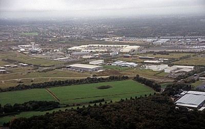 Flug Liverpool - Amsterdam: Blick auf den New Mersey Shopping Park - Liverpool