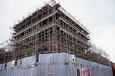 Gebäude mit Baugerüst - Liverpool