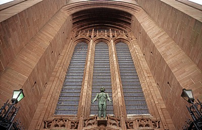 Liverpool Cathedral (Kathedrale): Westportal - Liverpool