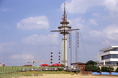 Wasserstandsanzeiger am Strandbad - Bremerhaven