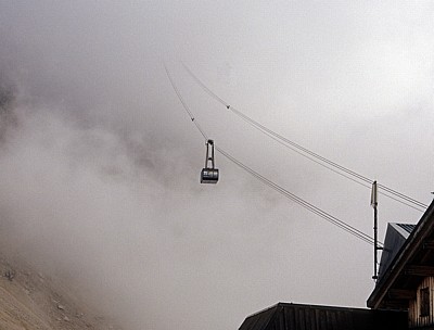 Forscher-Seilbahn zur Umweltforschungsstation Schneefernerhaus - Zugspitze