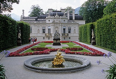 Schloß Linderhof und Ostparterre - Ettal