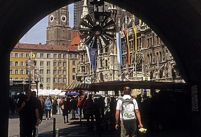 Blick vom Alten Rathaus zum Marienplatz - München