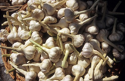Viktualienmarkt: Knoblauch - München