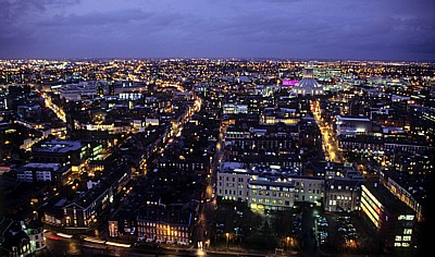 Blick vom Turm der Liverpool Cathedral: City Center - Liverpool