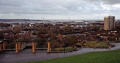 Everton Brow: Blick nach Vauxhall - Liverpool