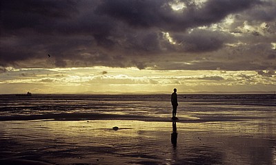 Kunstinstallation: Another Place (Antony Gormley) - Crosby