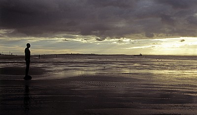Kunstinstallation: Another Place (Antony Gormley) - Crosby