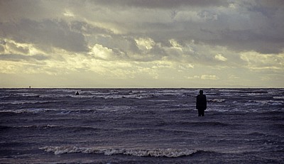Kunstinstallation: Another Place (Antony Gormley) - Crosby