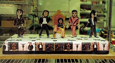 Geschäftsauslage: Torte (Michael Jackson) - Liverpool