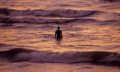 Kunstinstallation: Another Place (Antony Gormley) - Crosby