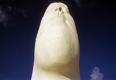 Sutton Manor Colliery: Kunstinstallation - Dream (Jaume Plensa) - Sutton