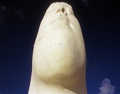 Sutton Manor Colliery: Kunstinstallation - Dream (Jaume Plensa) - Sutton