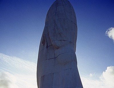 Sutton Manor Colliery: Kunstinstallation - Dream (Jaume Plensa) - Sutton