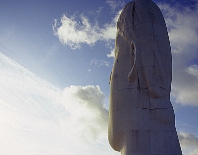 Sutton Manor Colliery: Kunstinstallation - Dream (Jaume Plensa) - Sutton