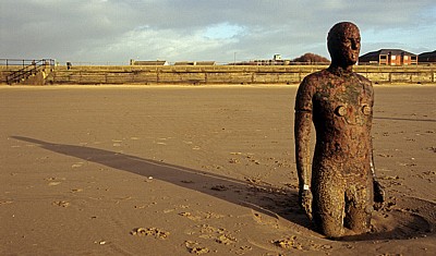 Kunstinstallation: Another Place (Antony Gormley) - Crosby