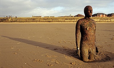 Kunstinstallation: Another Place (Antony Gormley) - Crosby