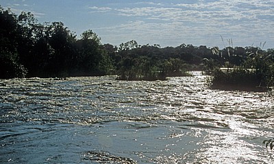Popa Game Park: Popa Falls (Popafälle) - Stromschnellen - Kavango