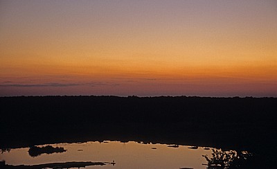 Moringa-Wasserloch: Abendstimmung - Etosha Nationalpark