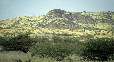 Straße Opuwo - Uis: Landschaft - Kunene